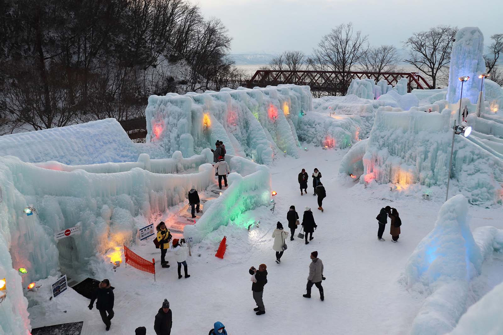 Winter in Sapporo, Japan